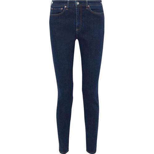 랙앤본 진 여성 바지 Dark denim Nina high-rise skinny jeans